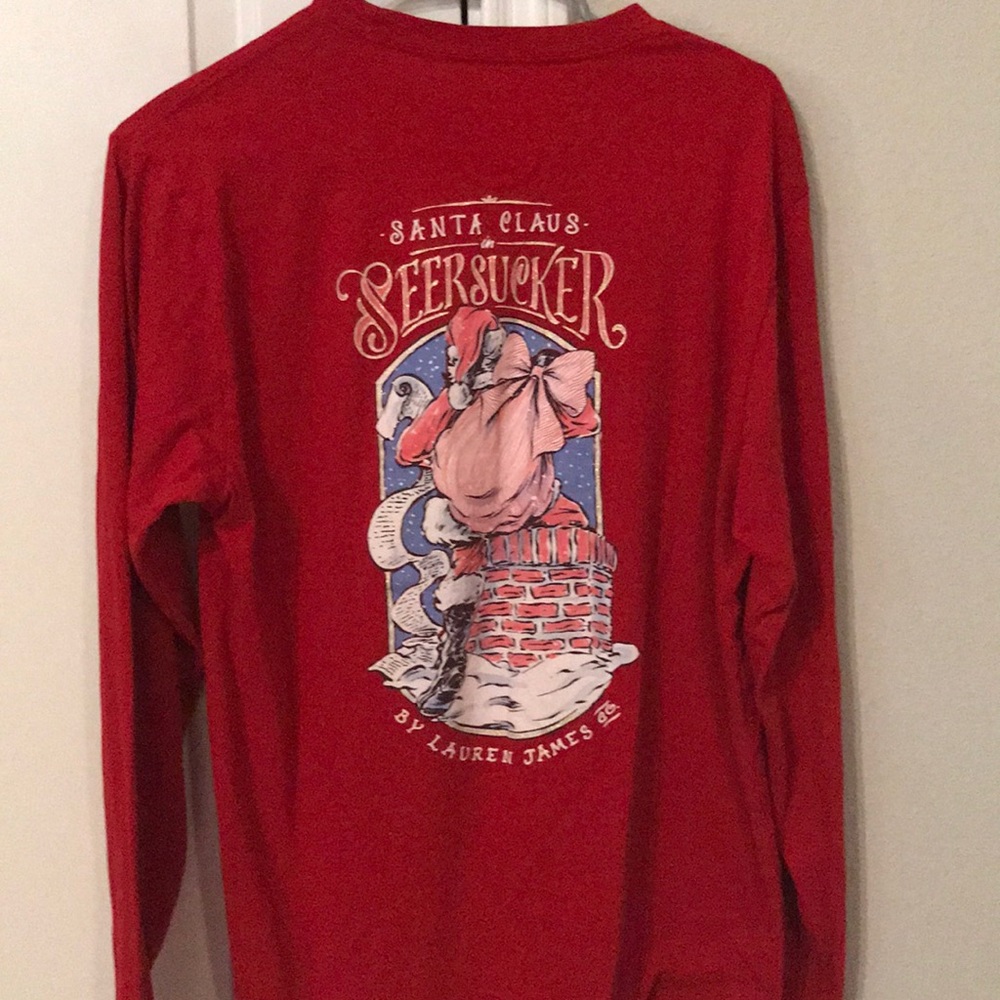Lauren James Christmas long sleeve shirt small